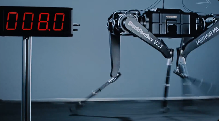 China's Black Panther 2.0 Robot Dog Breaks Speed Record: 100 Meters in Under 10 Seconds!