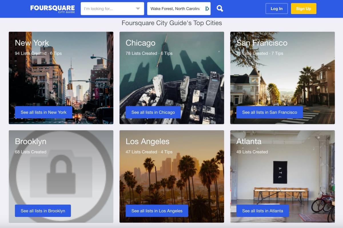 Foursquare Bids Farewell to City Guides App