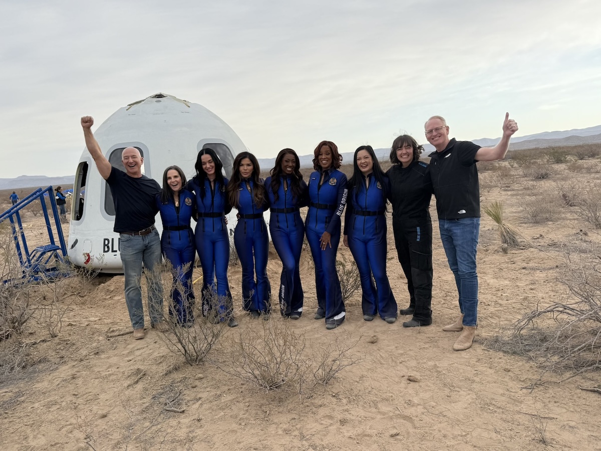 Blue Origin's Historic All-Female Crew Launches into Space
