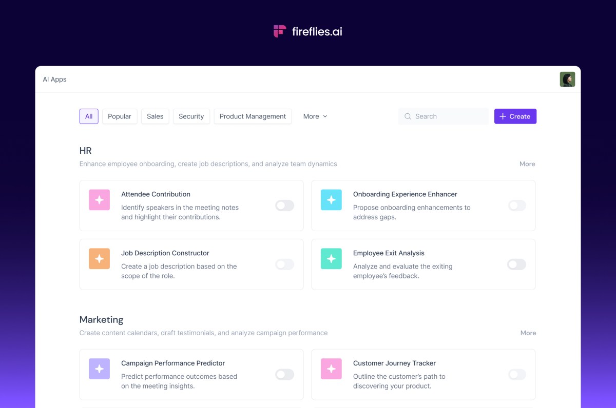 Fireflies.ai Unveils Domain-Specific Mini Apps for Enhanced Meeting Insights