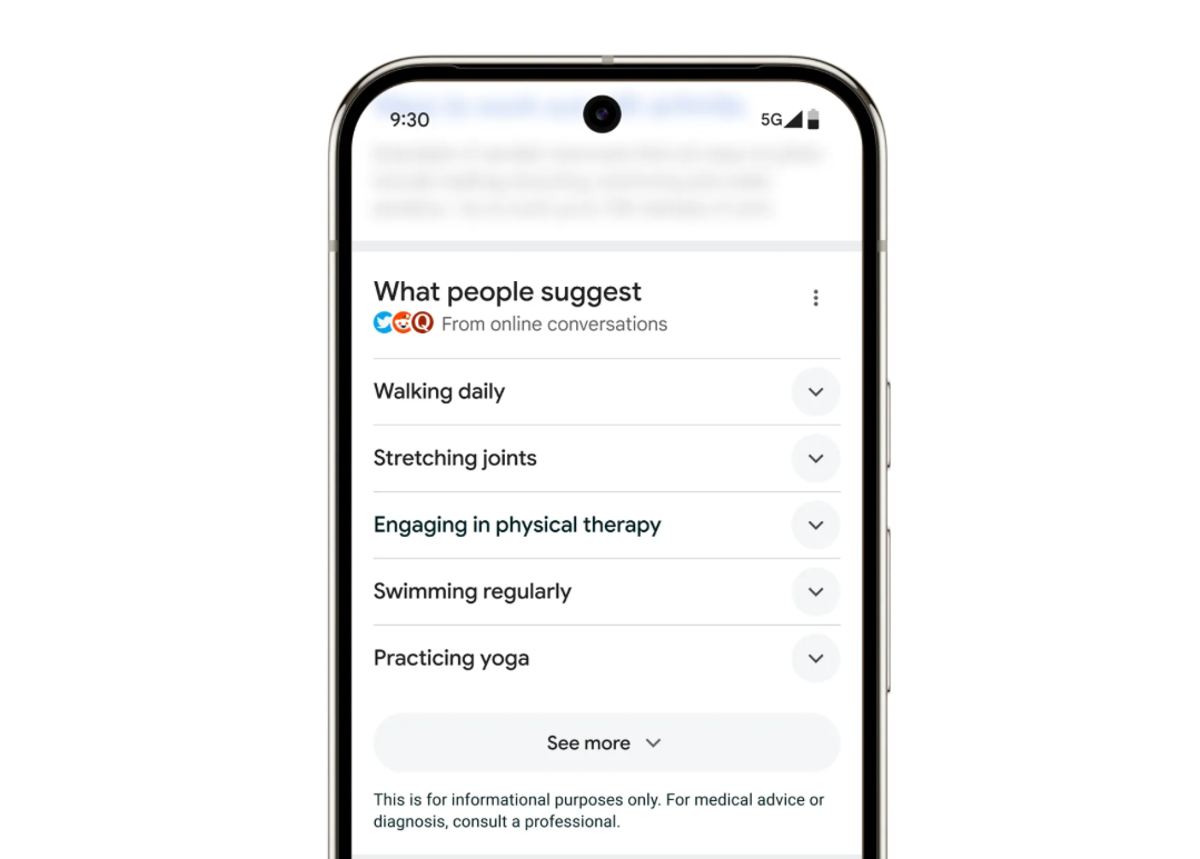 Google Enhances Search with AI Answers and User Suggestions for Health Queries