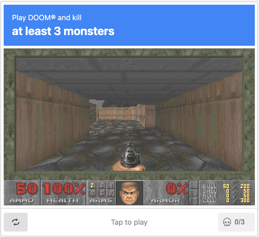 New DOOM-Themed CAPTCHA Challenges Users with Classic Gameplay