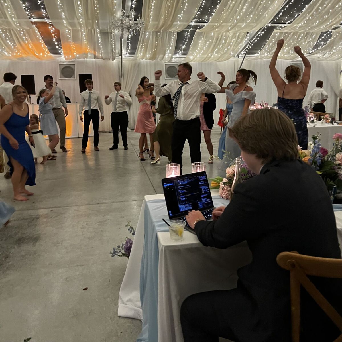Startup Founder Goes Viral for Coding at His Own Wedding