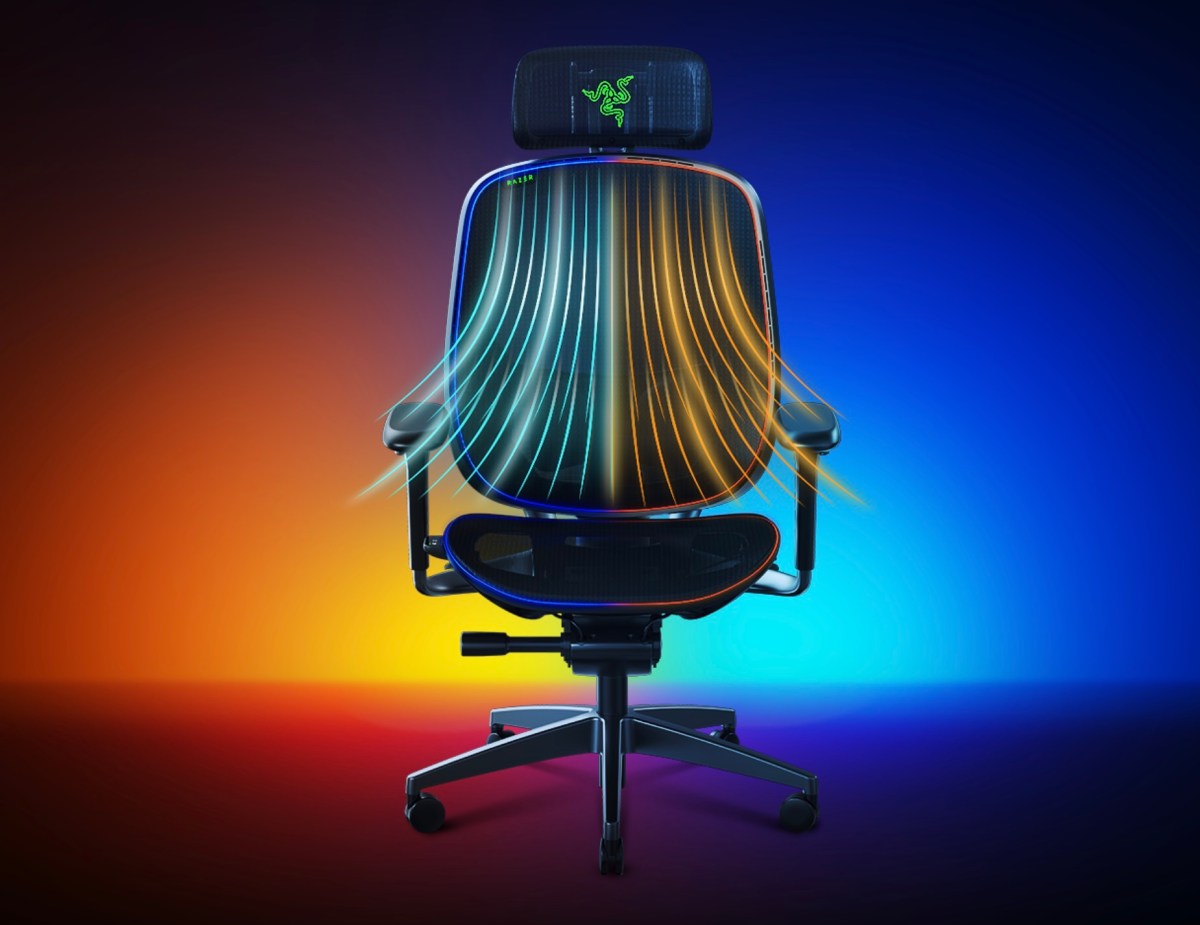 Razer Unveils Concept Gaming Chair with Heating and Cooling Features at CES 2025