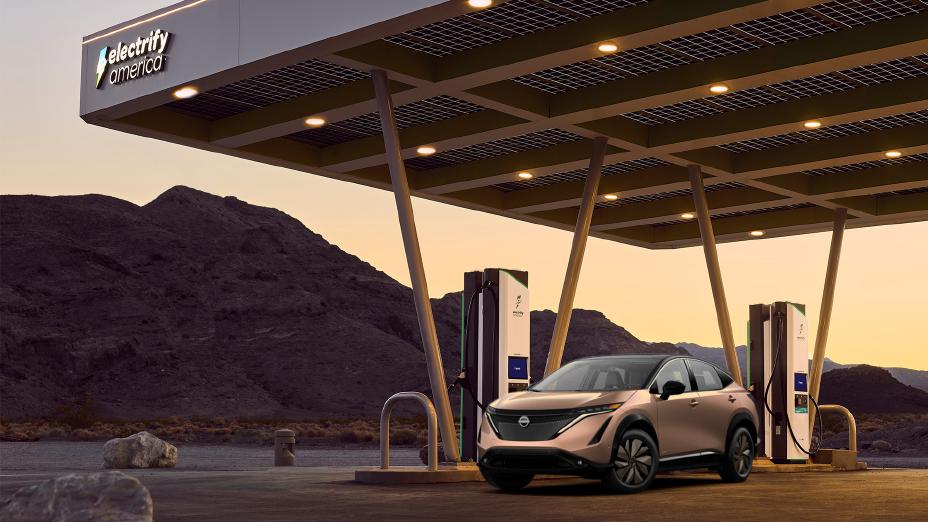 Nissan Expands EV Charging Network with Electrify America and Tesla