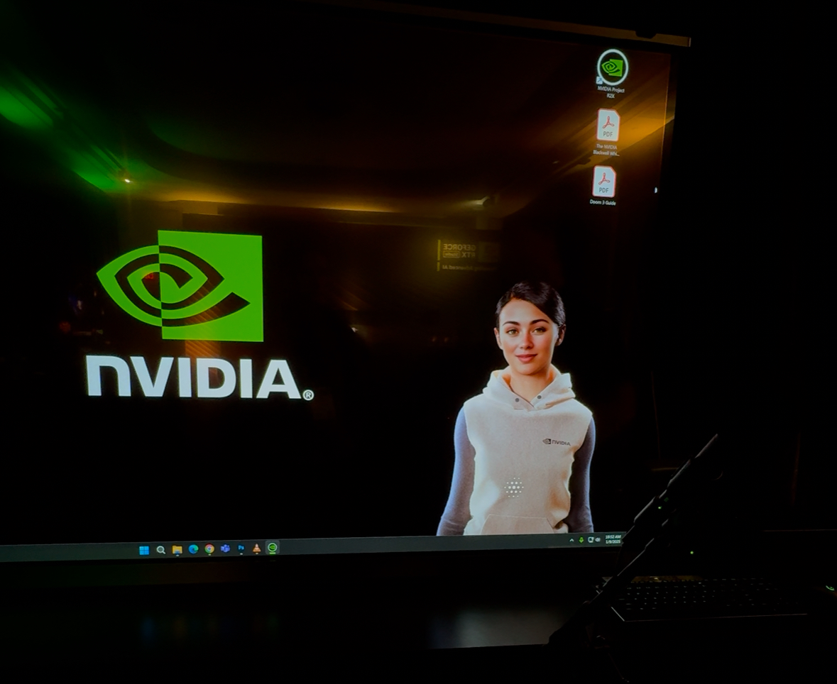 Nvidia Unveils R2X AI Avatar at CES 2025: A New Desktop Companion
