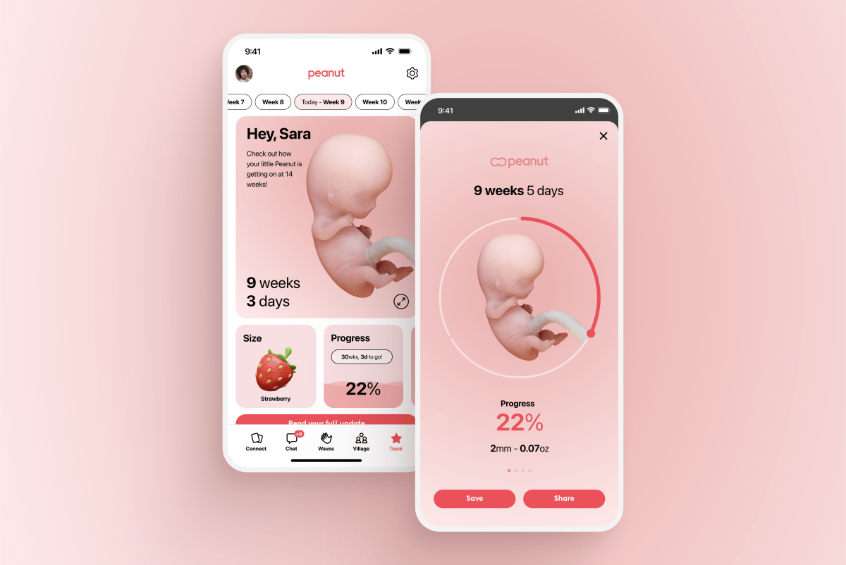 Peanut Launches AI-Powered Pregnancy Tracking Tool for Women