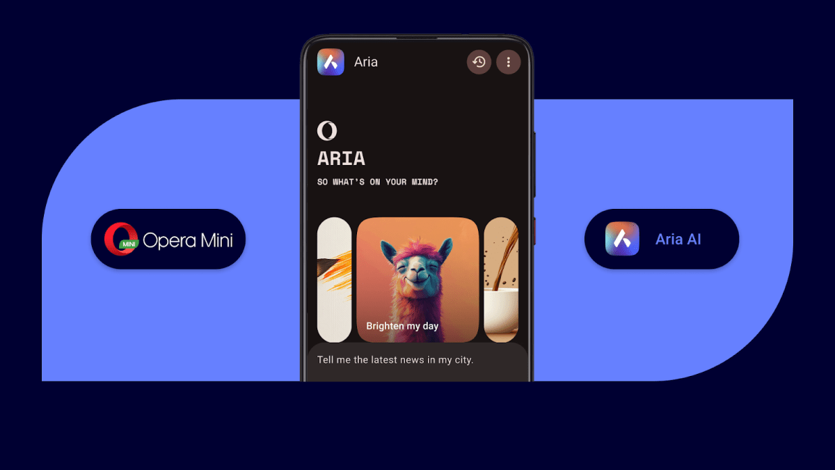Opera Mini Welcomes Aria AI Assistant for Enhanced User Experience